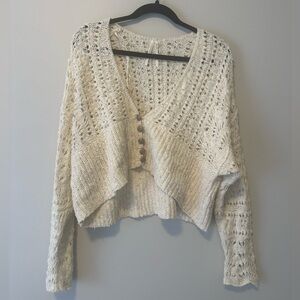 Anthropology Crochet Sweater